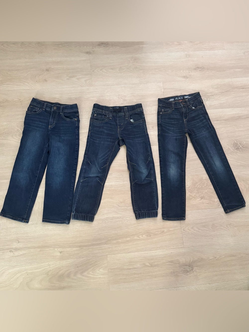 Lot of 3  Dark Blue Denim Jeans Size 6